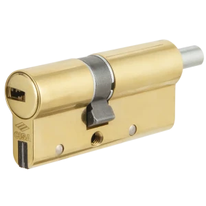 Цилиндр Cisa AP4S 0P3S2-13.66, 30x10x30 мм, ключ/шток, цвет латунь, без вертушки