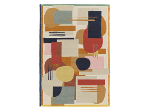 Прямоугольный шерстяной ковер