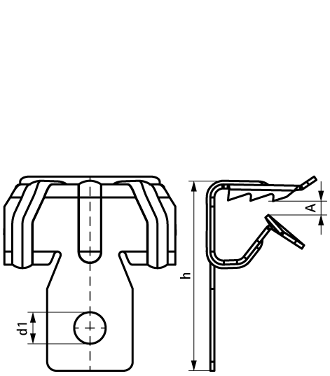 50020059 Крепление для труб  Britclips® FC Клипсы для стальных балок для балок WALRAVEN  - Вид №1