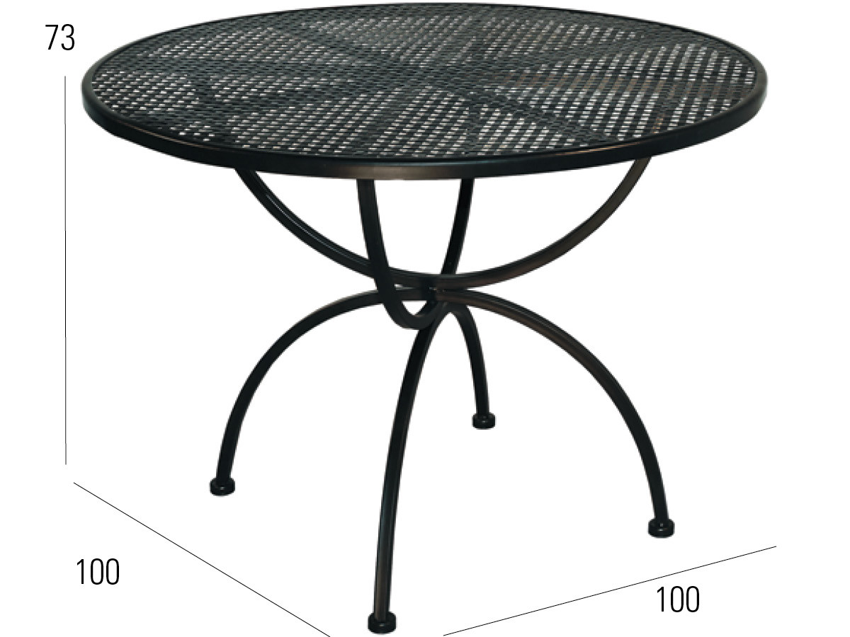 65.00.0988 Набор "Ромео Элегантность" из 9 предм. - включая 4 кресла Romeo Elegance, 4 подушки для сиденья / спинки, простые натуральные, 1 стол Romeo ∅ 100 см. Mbm - Вид №2