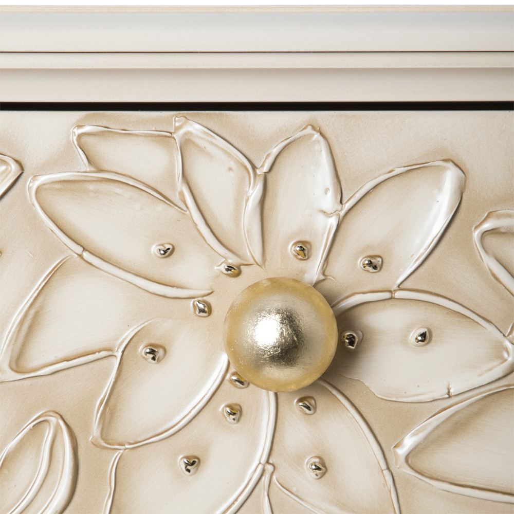 11619 Комод Терра-4 (с 4-мя ящиками) Айвори Мраморное Золото BOGACHO 4627196590502 - Вид №4