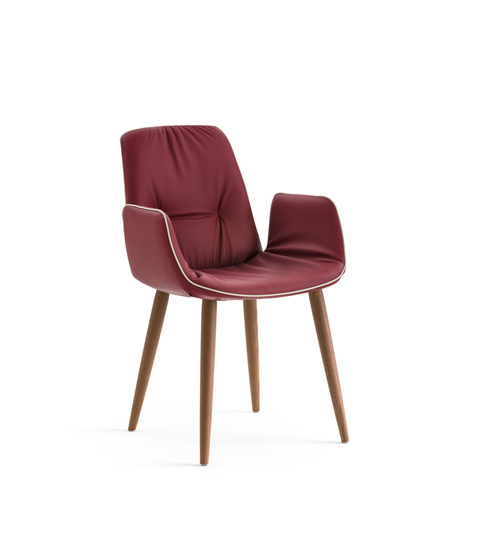 Стул LISA ARM_4 WOOD LEGS EFORMA LIS11 