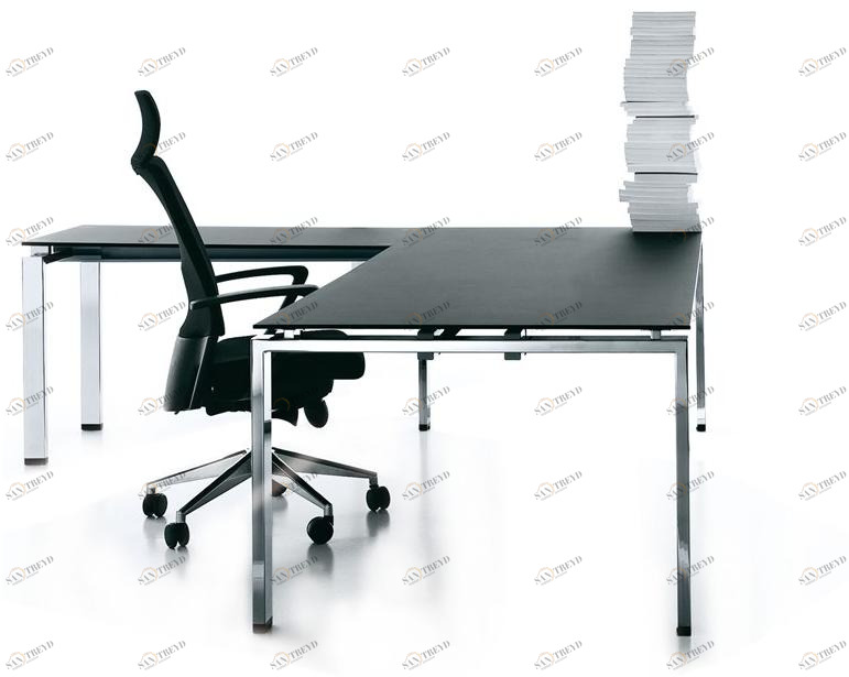 Manerba Угловой стол из матового стекла Click sun-id-1455253