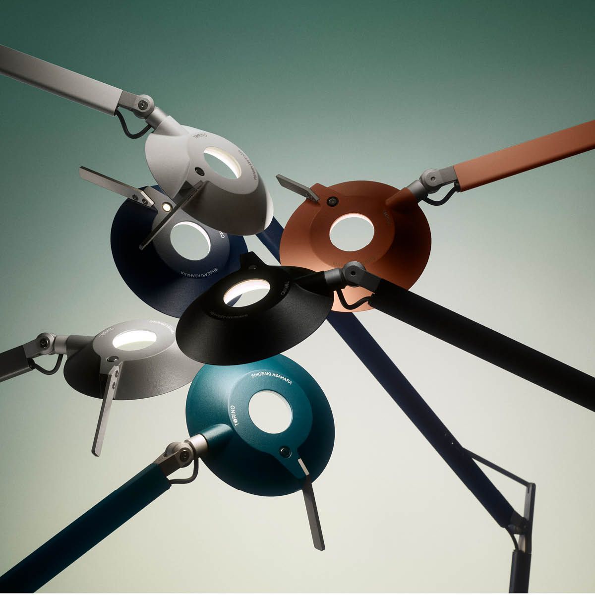 Алюминиевая настольная лампа с гибким кронштейном Stilnovo TORINO ARCH-00149350 - Вид №6