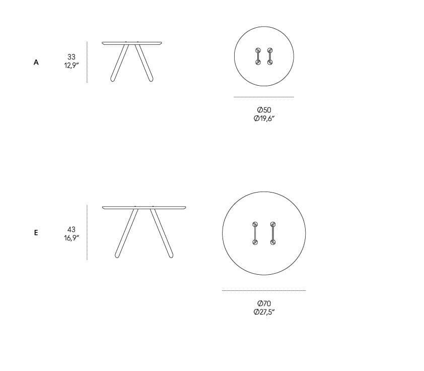 Лакированный низкий круглый журнальный столик Casamania & Horm Twine T ARCH-00127307 - Вид №6