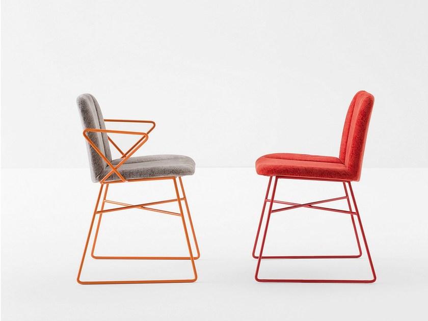 Billiani Стул из мягкой ткани Hippy 637 - Вид №1