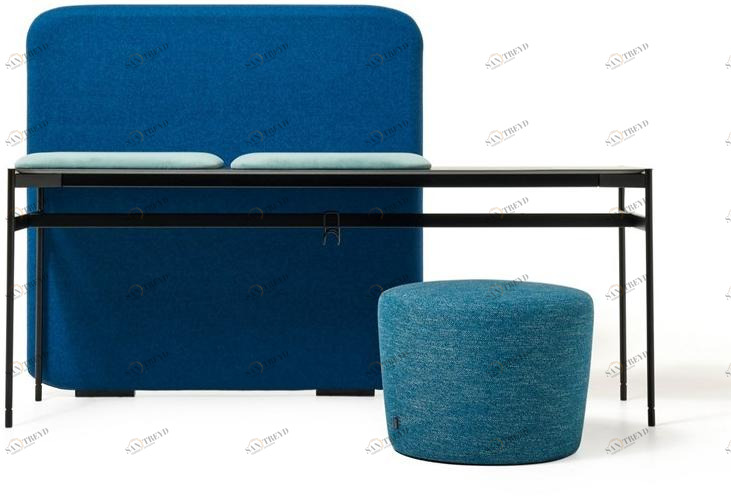 Diemme Рабочее место с металлическим основанием и верхней частью из hpl Snake sun-id-1397341