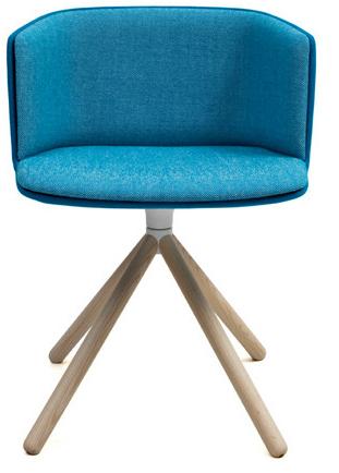 Lapalma Вращающееся кресло с тканевой обивкой Cut S147-148 - Вид №1