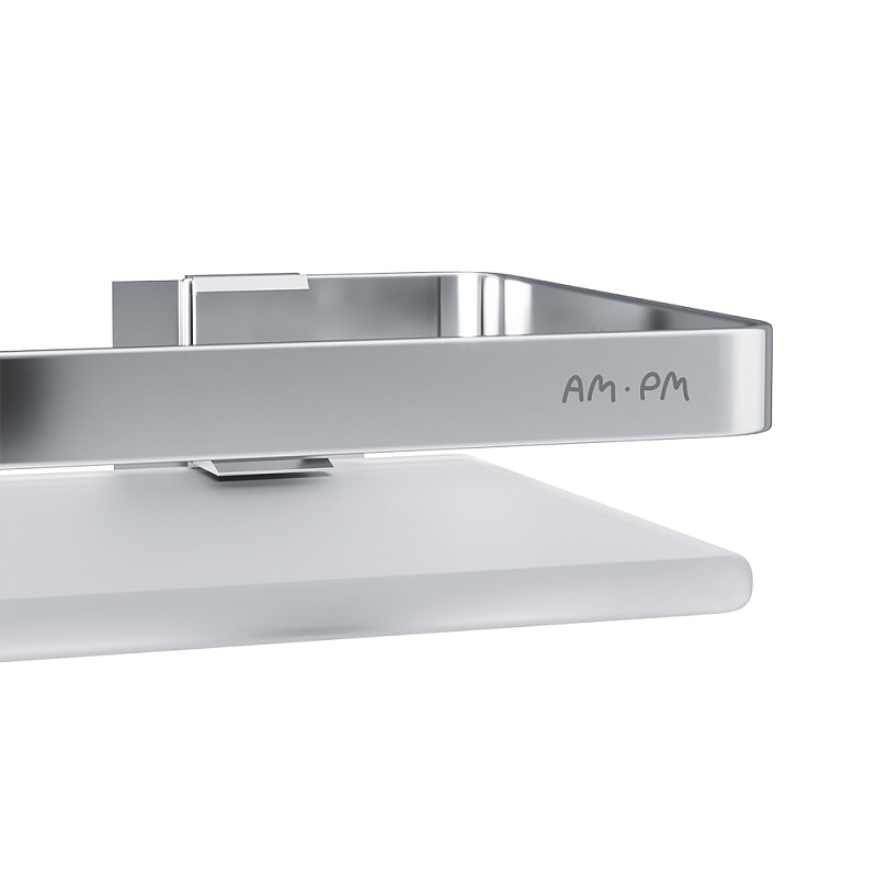 A7455100 Полка стеклянная алюминий AM.PM Sense L  - Вид №6