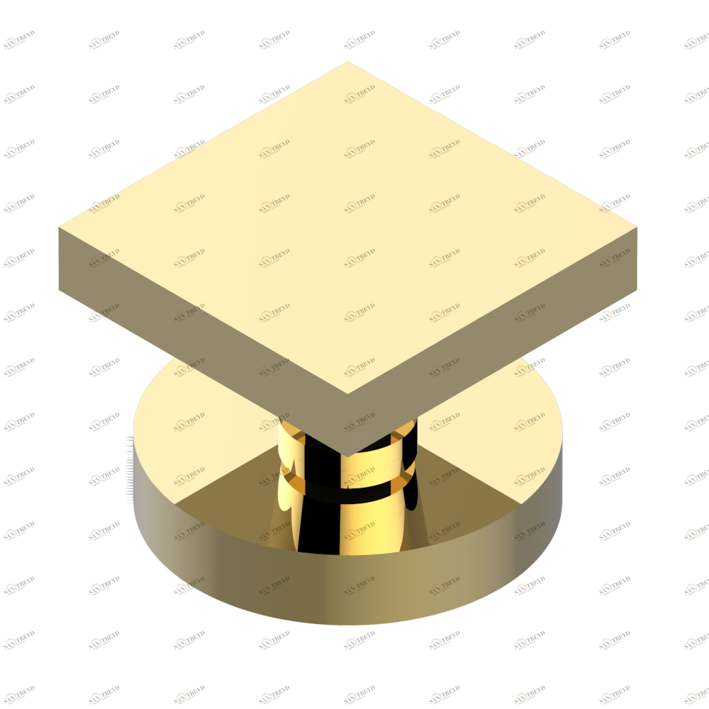 A6G-334 Донный клапан для раковины с внешним штоком управления Thg-paris Profil инкрустация Lalique Золото A6G-334 CAT.F