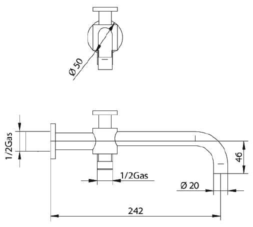 386374SN Излив Bandini Stel Santreyd  - Вид №1