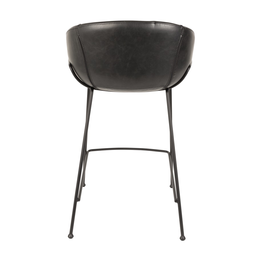 Табурет высокий Feston черный Zuiver 1500047 - Вид №6