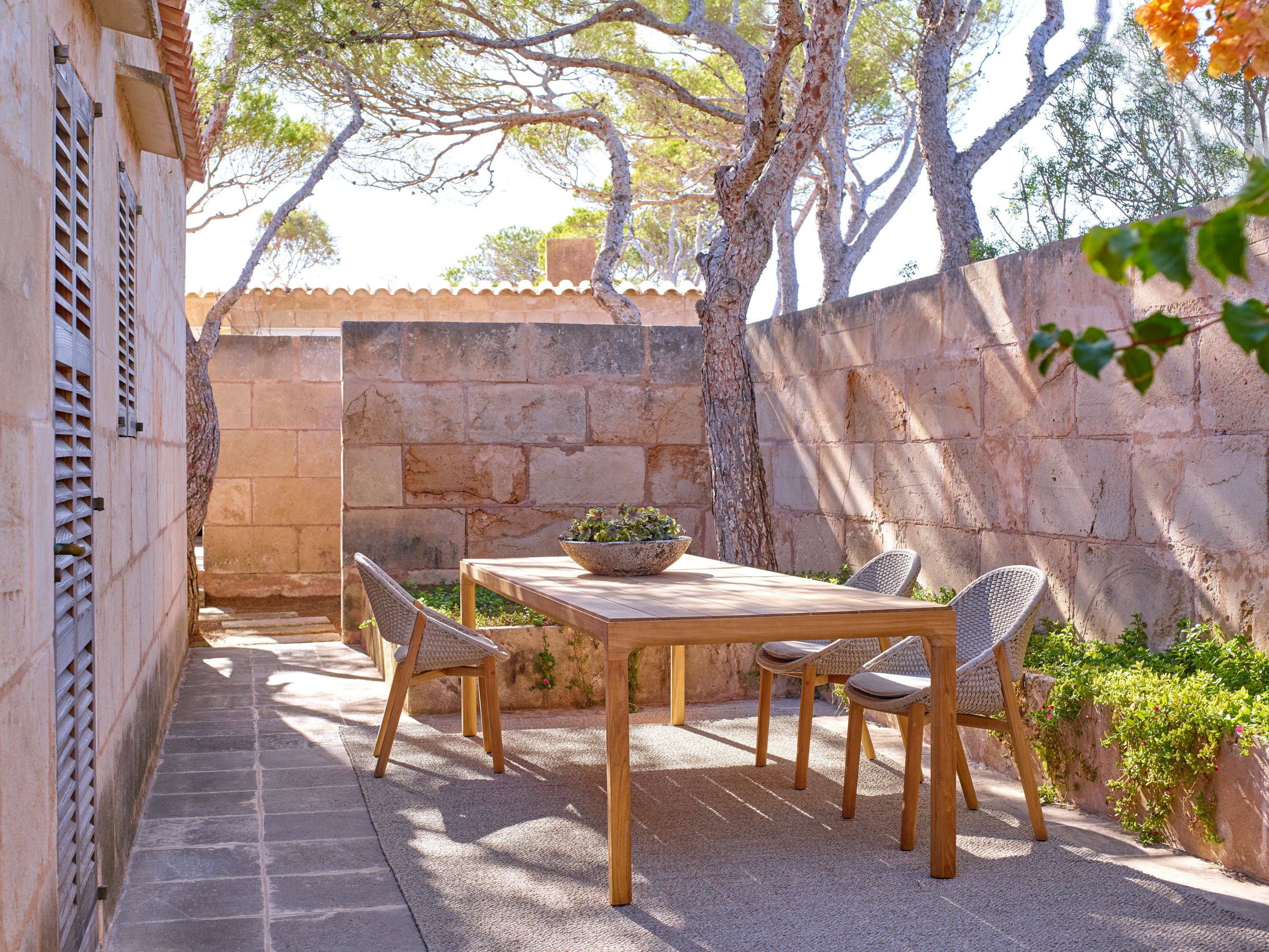 Обеденный стол из тикового дерева TRIBÙ Illum ARCH-00064408 - Вид №2