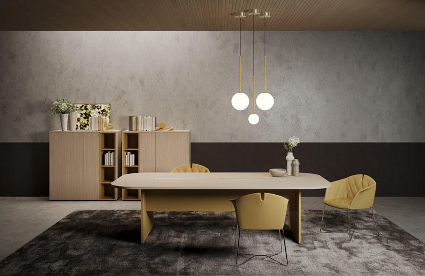 PROF Стол для переговоров из fenix-ntm® с системой управления кабелями Entry sun-id-1372938 - Вид №14