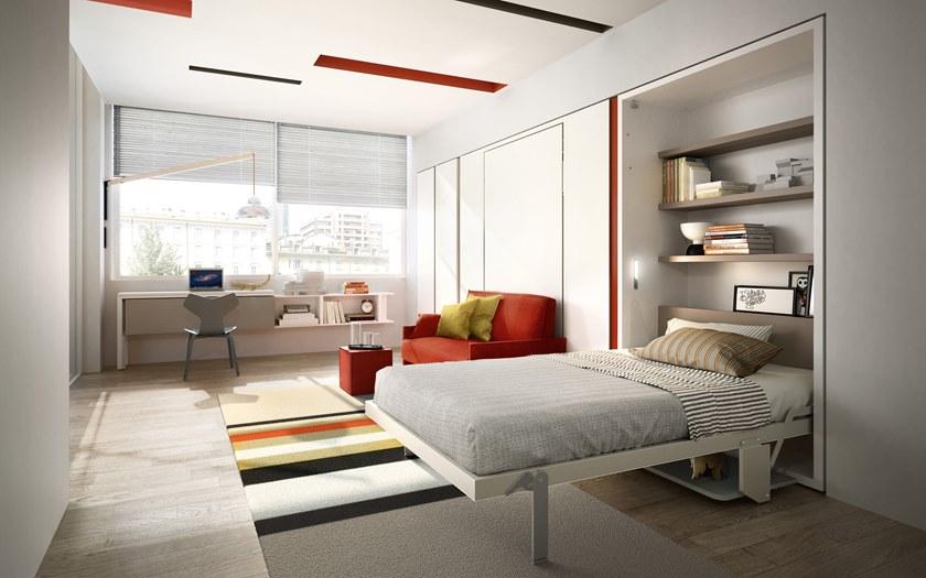 CLEI Односпальная кровать, трансформируемая в выдвижной меламин Altea sun-id-1383471 - Вид №3