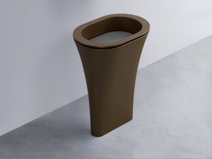 AMLA65-CA+AMPILO-CM+AMCOLO-CA Раковина Amedeo Ovale отдельностоящая cielo Enjoy + Amedeo