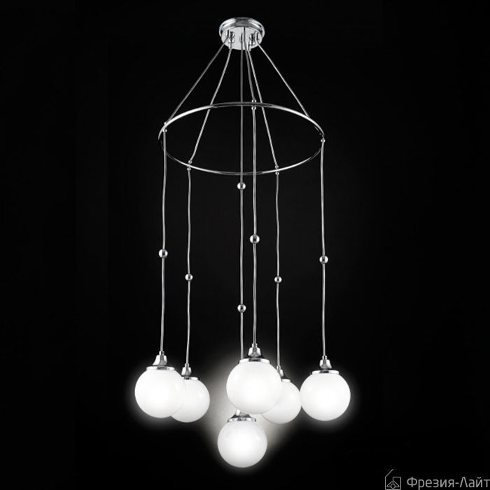 Orion LU 1712/5+1 nickel/149 opal glanz люстра подвесная 97860