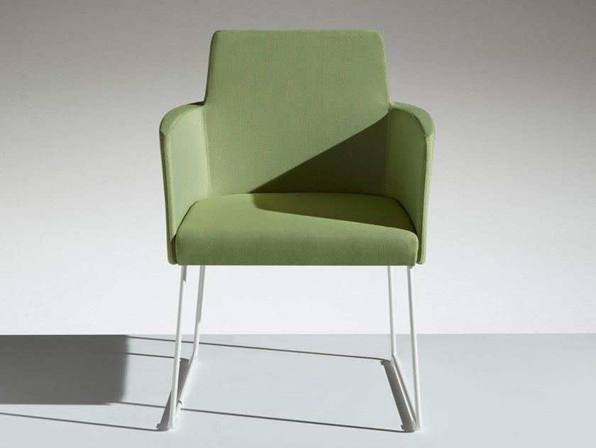 LAMM Стул из ткани с подлокотниками Fleet sun-id-1488939 - Вид №2