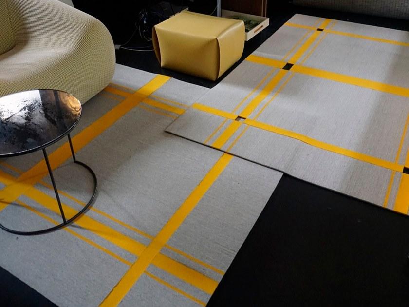 BUXKIN Ковер из шерсти ручной работы с рисунком Stripes sun-id-1378027 - Вид №1