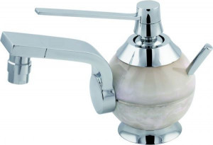 7261-202 Mariner Perle, однорычажный смеситель для биде с донным клапаном, цвет белый