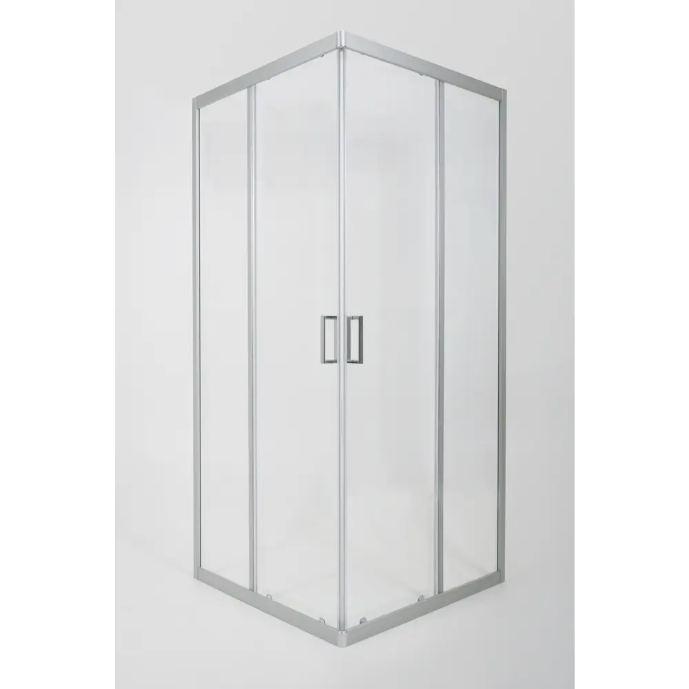 Душевая ширма Метакам Apart квадратная 90x90x185см цвет профиля хром раздвижная стекло 4мм прозрачное 89361544 STLM-2151460  - Вид №2