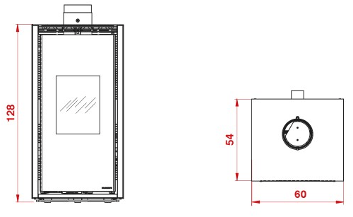 PALAZZETTI Дровяная печь из стали и стекла класса а + Iki sun-id-1351943 - Вид №1