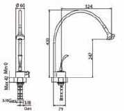 280220000 Смеситель Bandini Eden Santreyd - Вид №2