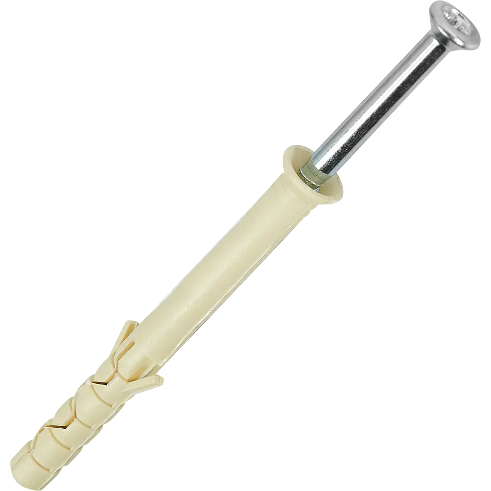 Дюбель-гвоздь SORMAT 6×60 мм с потайной манжетой для бетона и кирпича 84257527 STLM-1579627