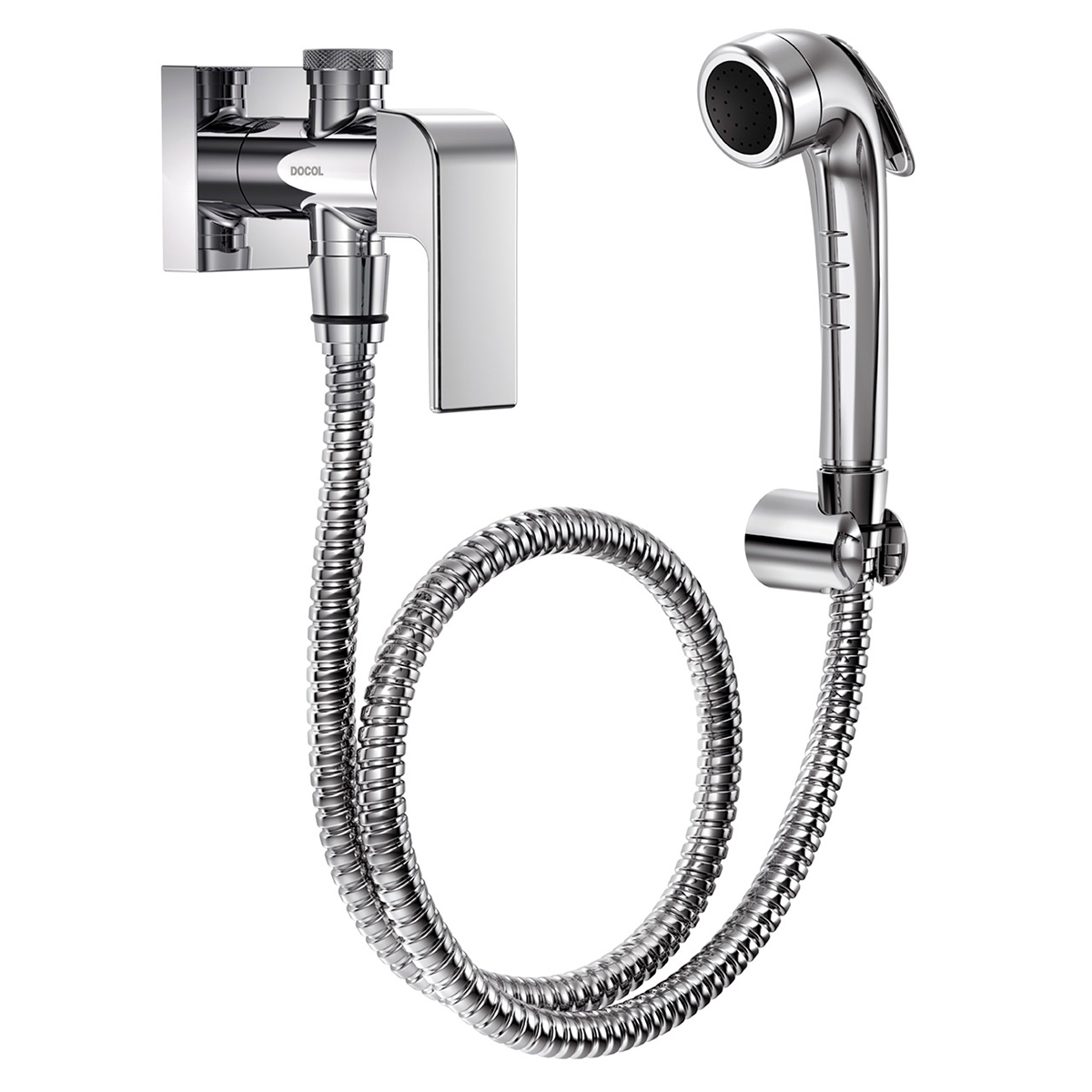 00884906 Гигиенический душ с краном и краном со спусковым крючком из матовой меди Docol VOUGAN 