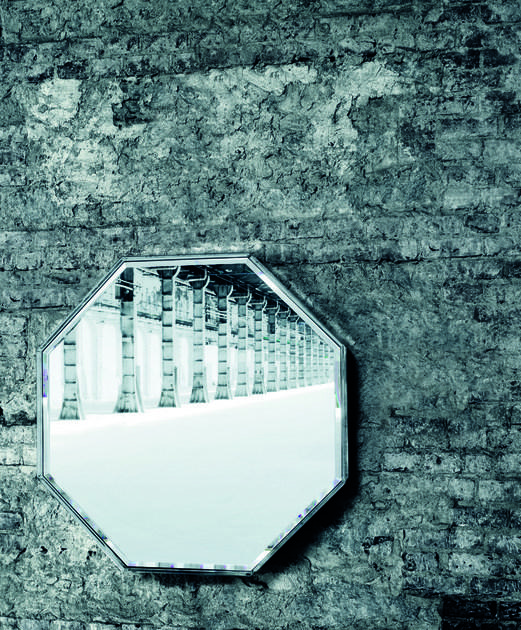 Glas Italia Настенное зеркало в восьмиугольной раме Prism sun-id-1411628 - Вид №3