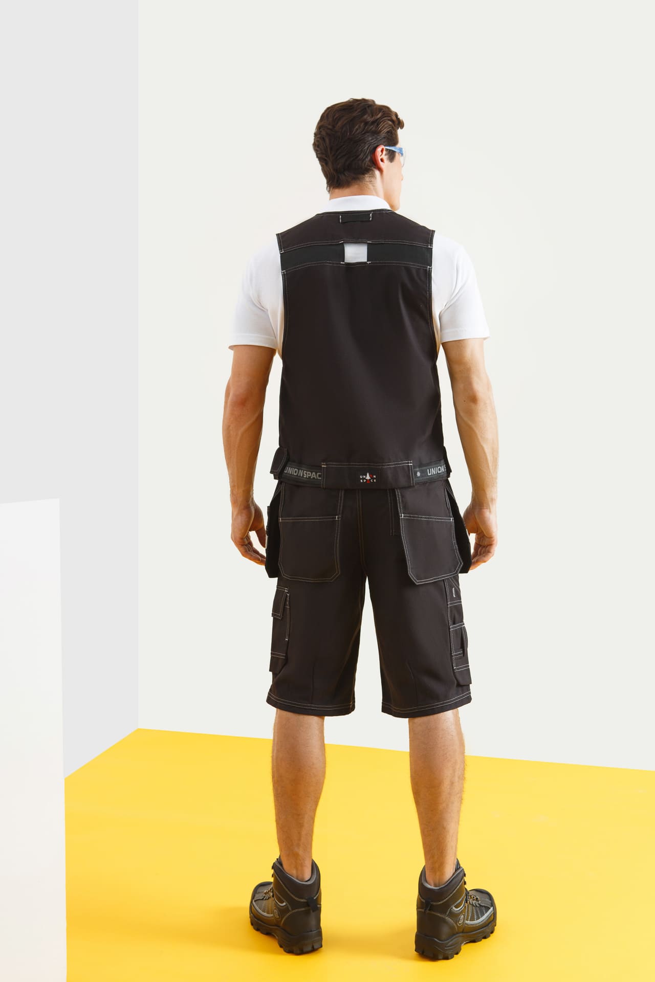 62879 Шорты  черные Union Space  Летняя спецодежда  размер 44-46/170-176  - Вид №6