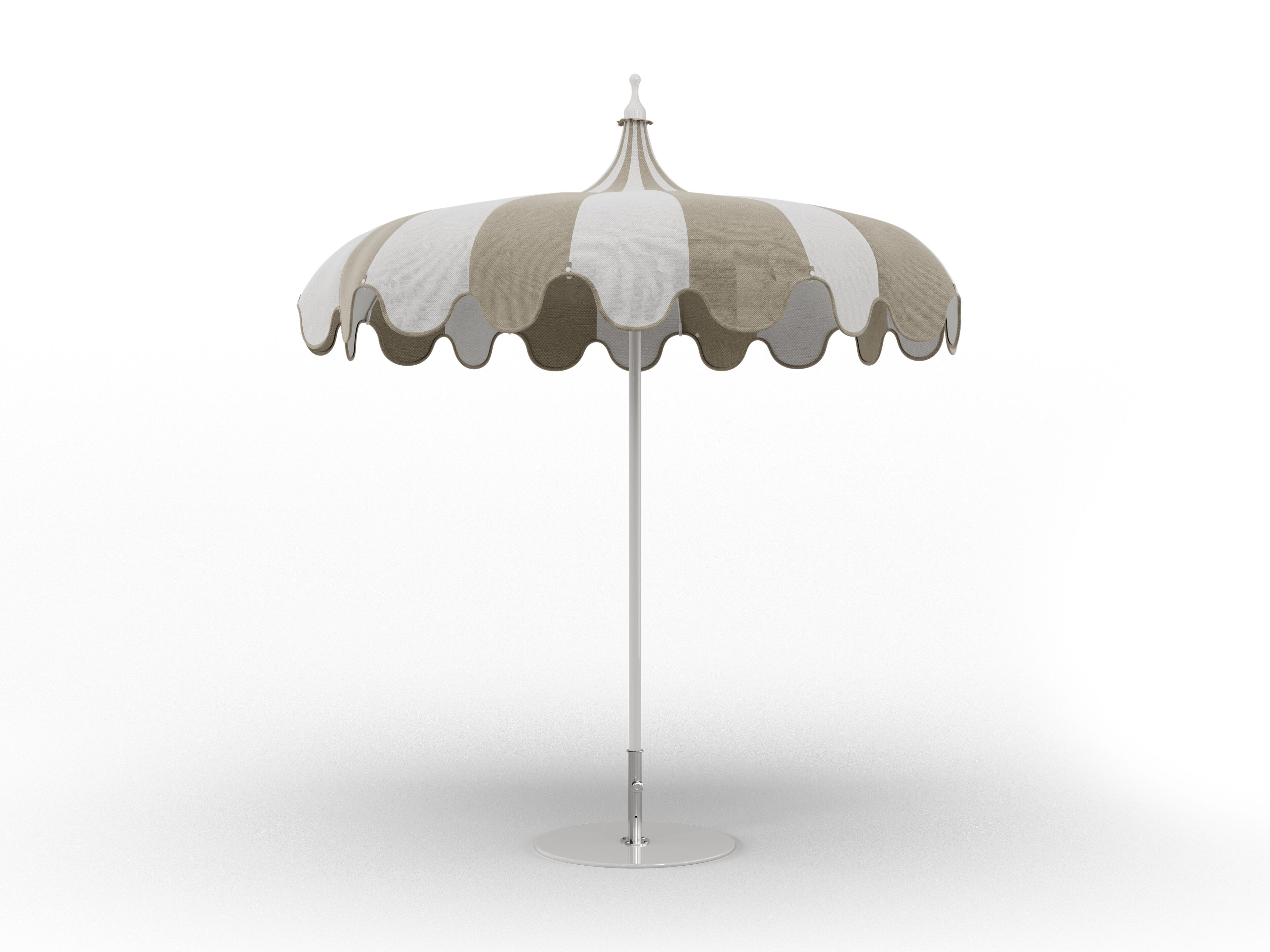 Зонтик из анодированного алюминия и акриловой ткани Crema Outdoor ICONIC PAGODA ARCH-00097596 - Вид №3