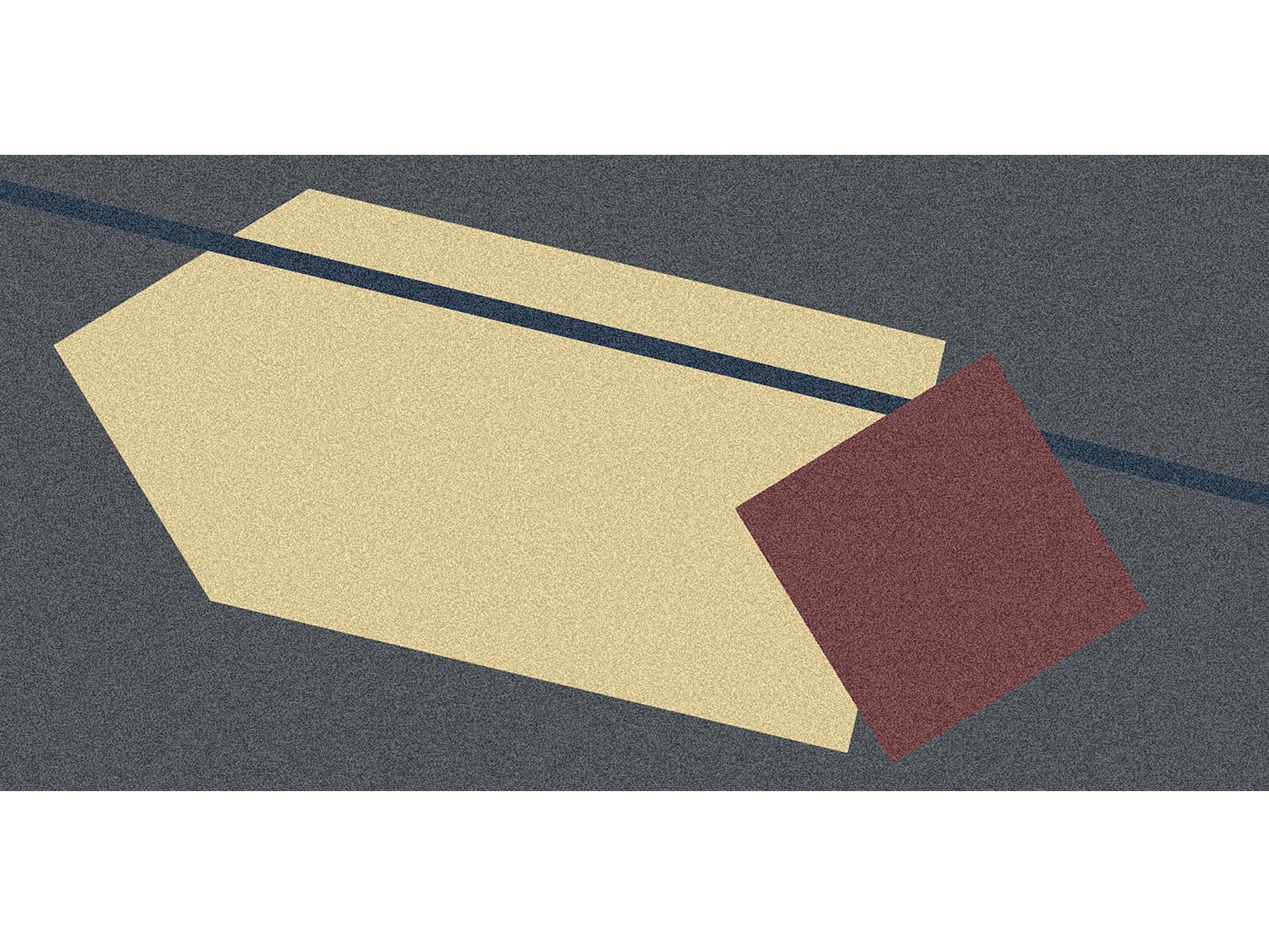 Узорчатый прямоугольный коврик для ванной комнаты Antoniolupi летающая геометрия ARCH-00004146