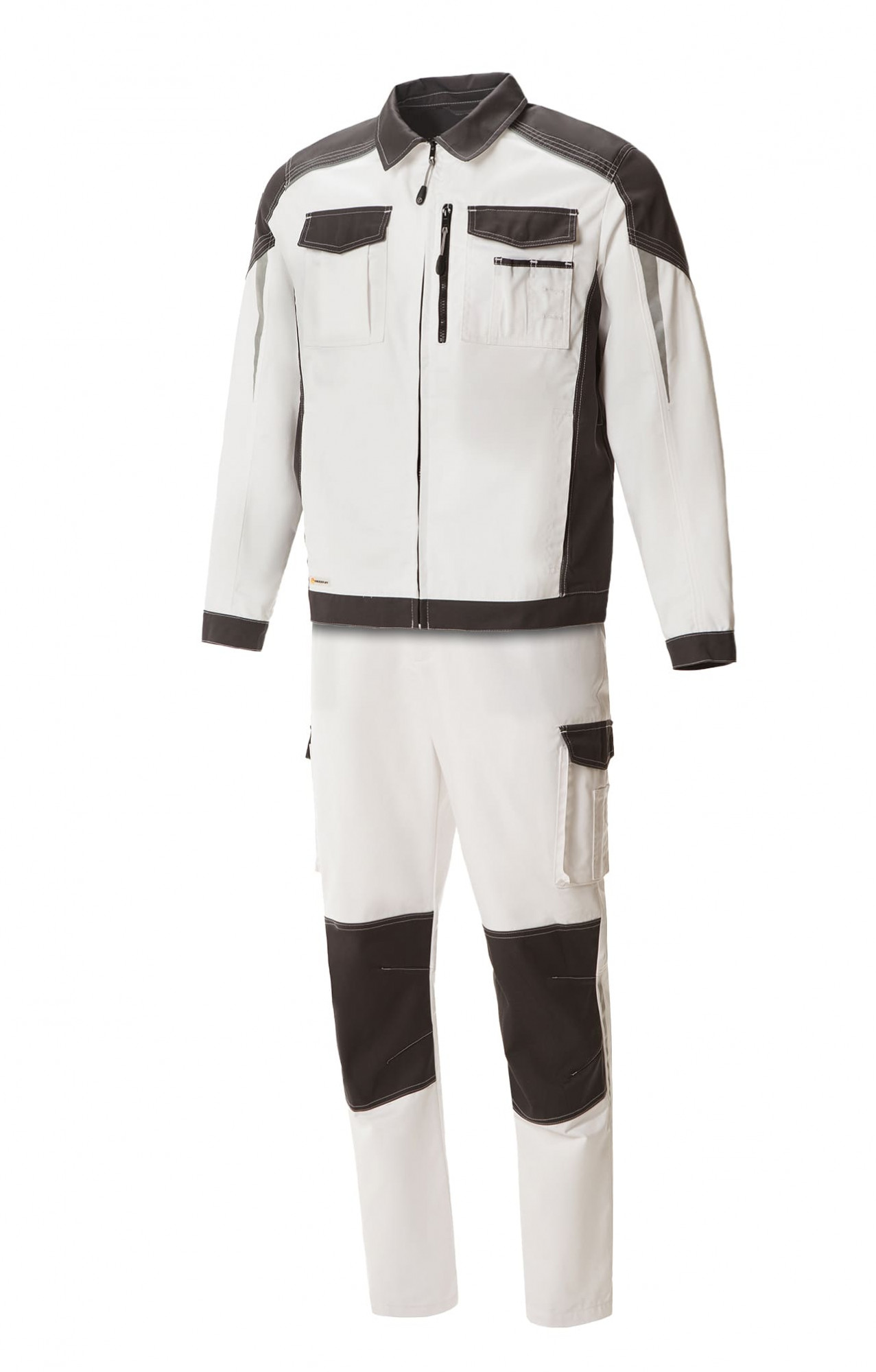 4974829 Костюм  NEW белый графит STATUS  Летняя спецодежда  размер 56-58/170-176 