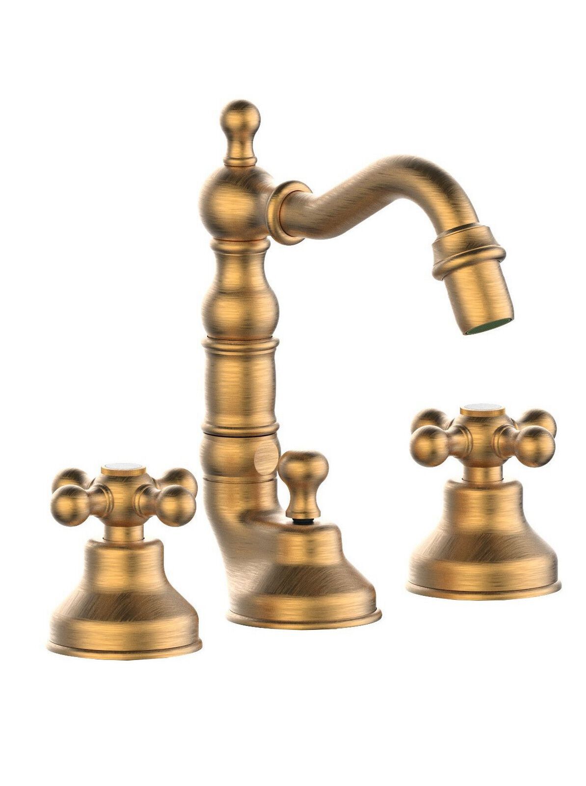 Смеситель для биде с 3 отверстиями для пола с поворотным горлышком Rubinetterie Frattini Dedra ARCH-00098081 - Вид №6