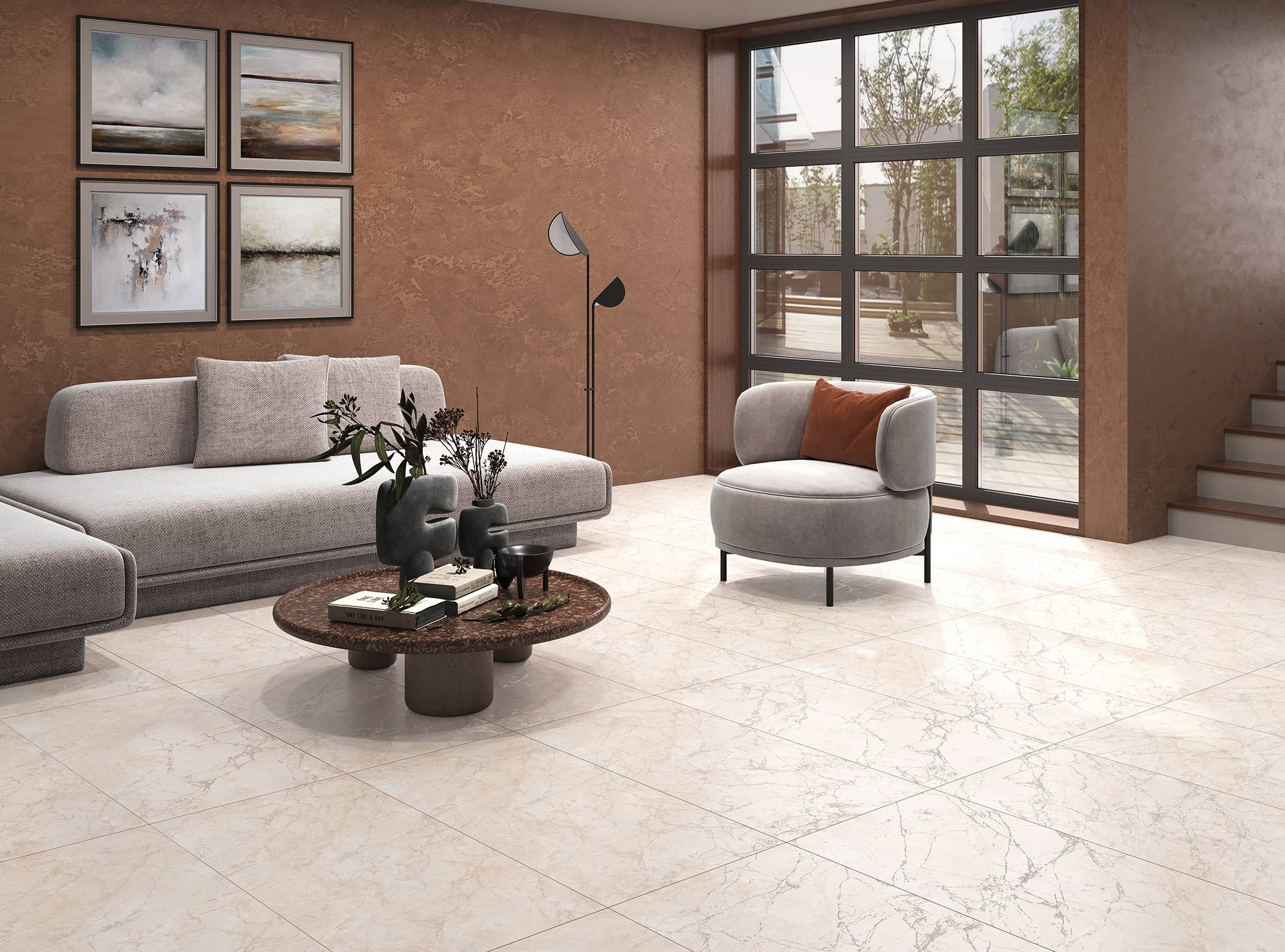 Керамогранит ARCTIC PEARL LAPPATO 60х120 Arcadia Ceramica CL4004-A