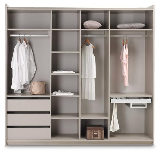 Enza Home Шкаф с раздвижными дверцами с ящиками Praga sun-id-1505780 - Вид №2