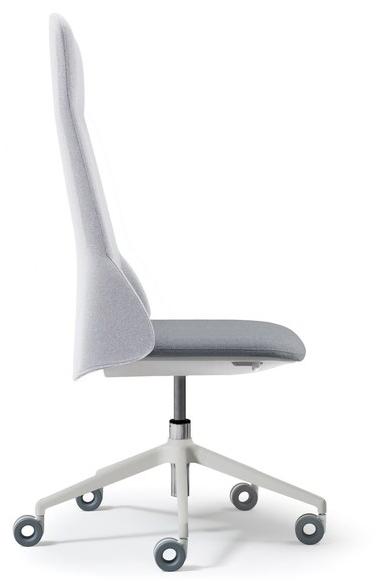 Quinti Sedute Кресло для руководителя из ткани с 5 спицами и подголовником Deep sun-id-1358487 - Вид №2