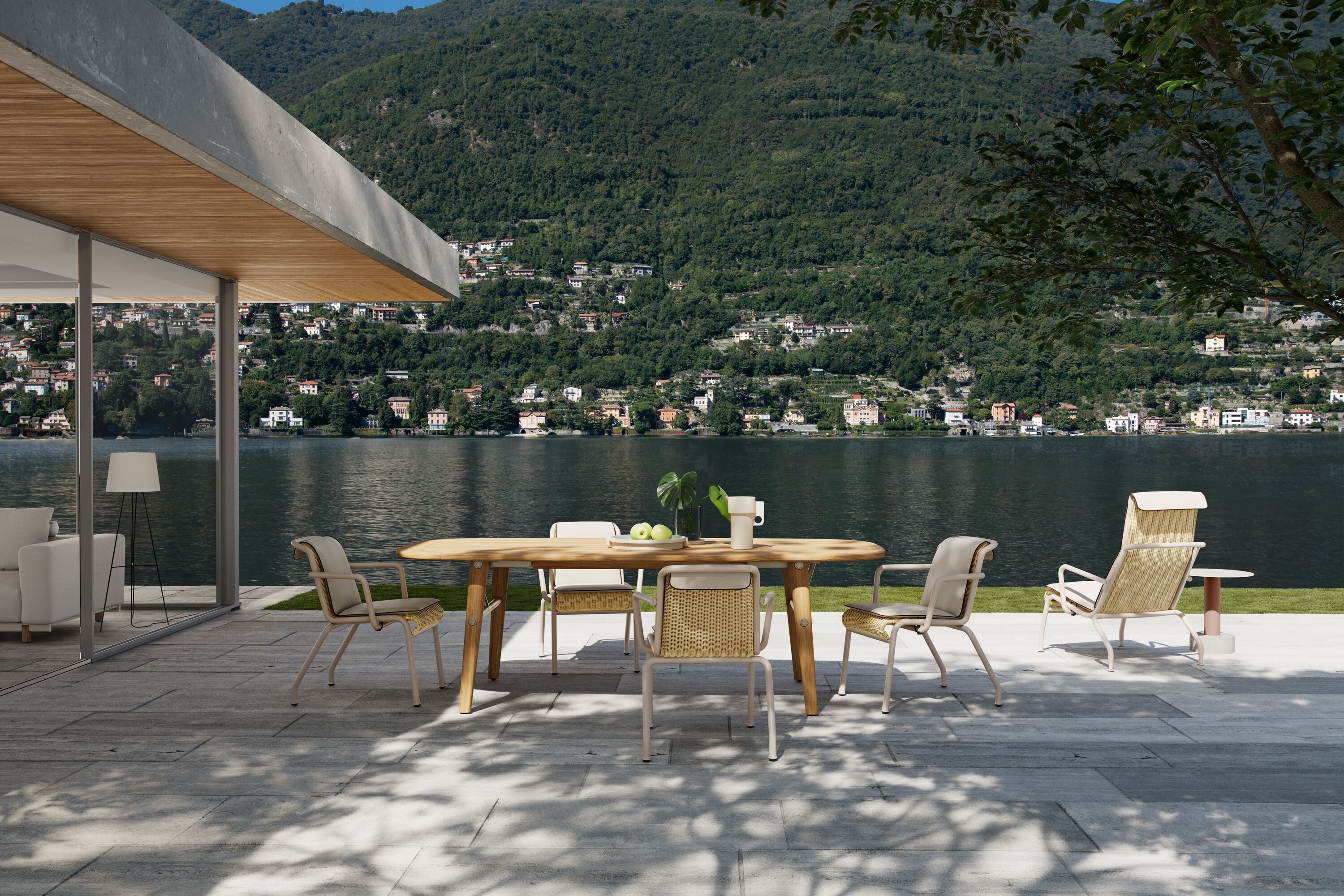 Садовый стул из ротанга и алюминия Kettal Eolias ARCH-00038245 - Вид №8