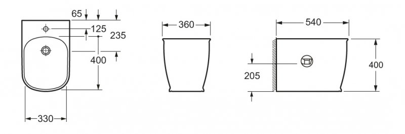 BB10150B Биде напольное  BELBAGNO  - Вид №1