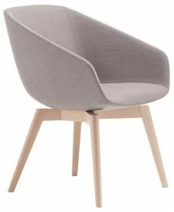 Albaplus Кресло на четырех ножках из бука Folha