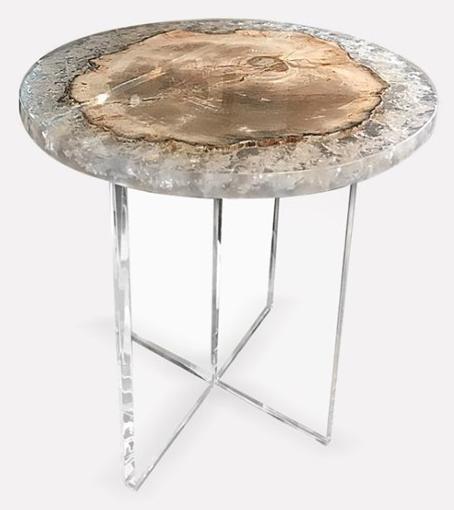 MORADA Круглый деревянный журнальный столик для гостиной Petra sun-id-1469790 - Вид №1