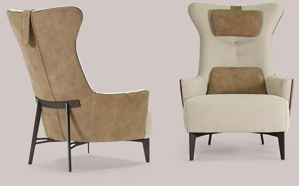 Borzalino Кресло Bergere из ткани sun-id-1447958 - Вид №4