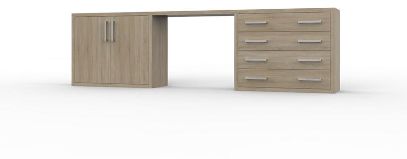 Mobilspazio Прямоугольный стол с ящиками для гостиницы Zeus sun-id-1472644 - Вид №7