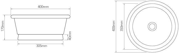 Lvcp03 Накладная раковина на столешницу  овальная BLEU PROVENCE Lavabi in metallo - Вид №8