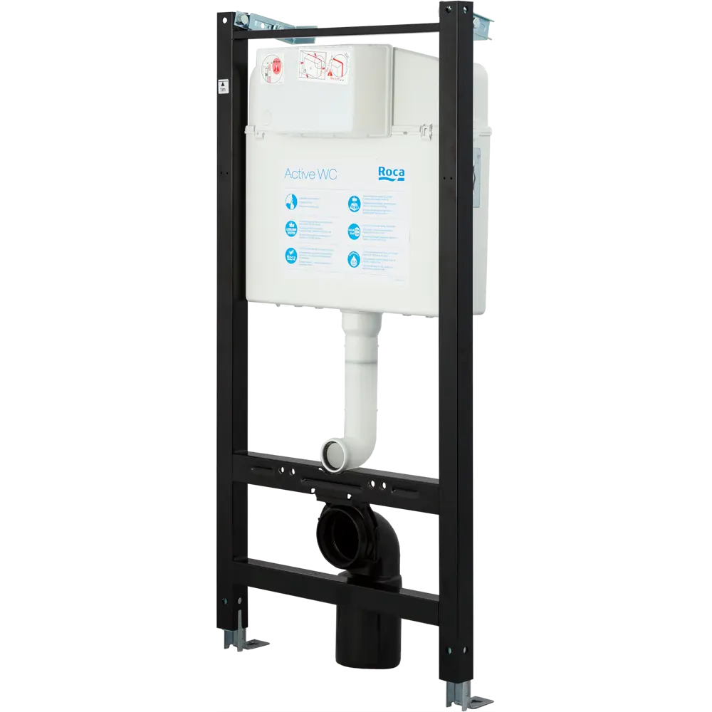 Roca Dama Senso — инсталляция с подвесным унитазом и системой экономии воды 82248831 STLM-0023093 - Вид №9