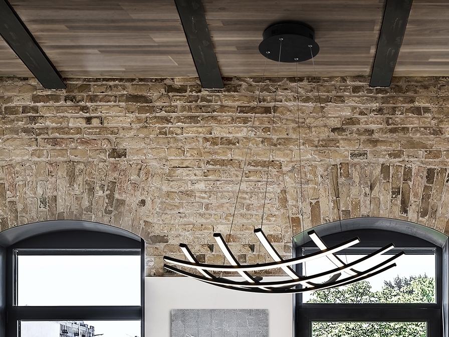 108979 Подвесной светильник 78Ø черный DIM Schuller Trama II 