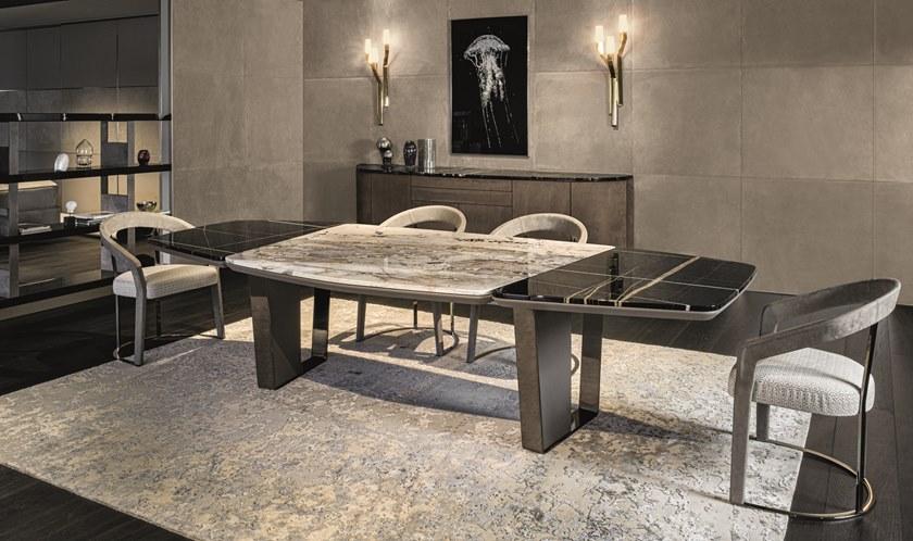 Longhi Стол из мрамора и дерева Loveluxe 2020 – sartoria collection sun-id-1366052 - Вид №5