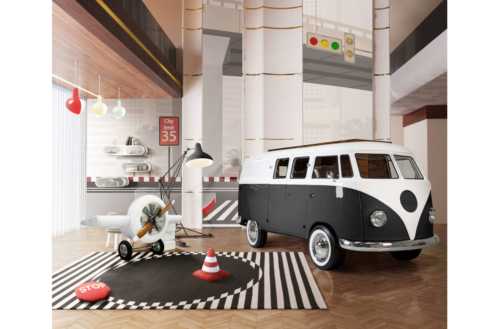 CIST641 Полки в детскую Облако Маленькое Circu  - Вид №3