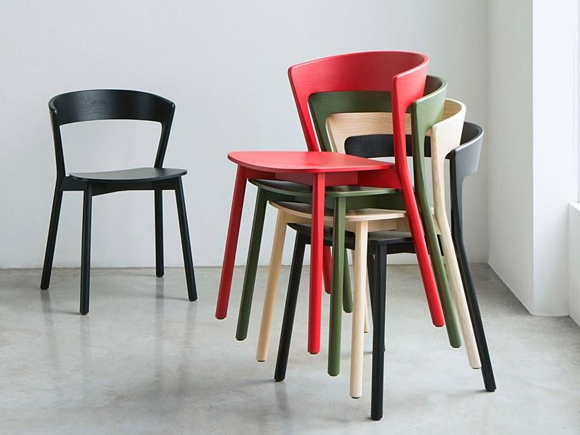 TrabA' Штабелируемый лакированный стул Edith 0070 le - Вид №5